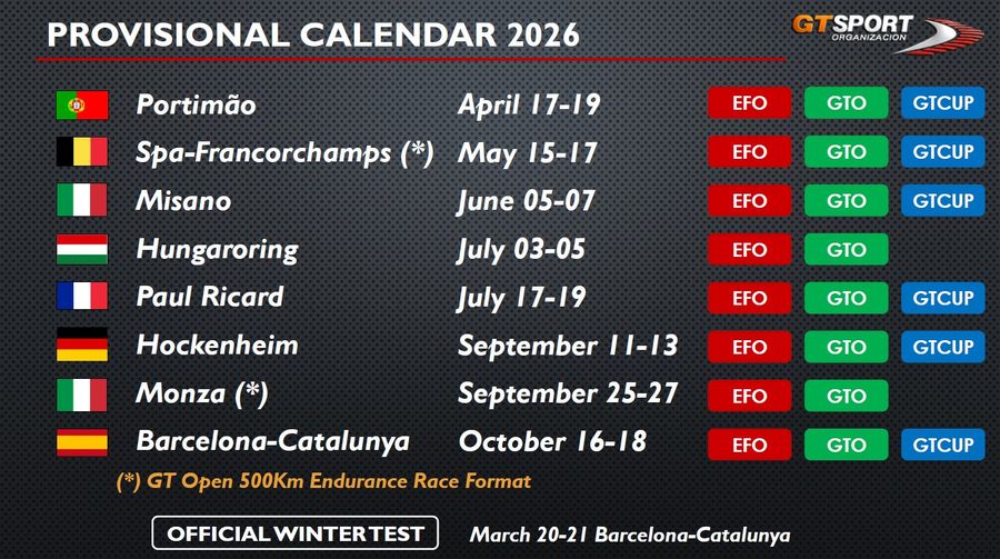 2026 calendar of the Euroformula Open announced, Misano joins as a new track